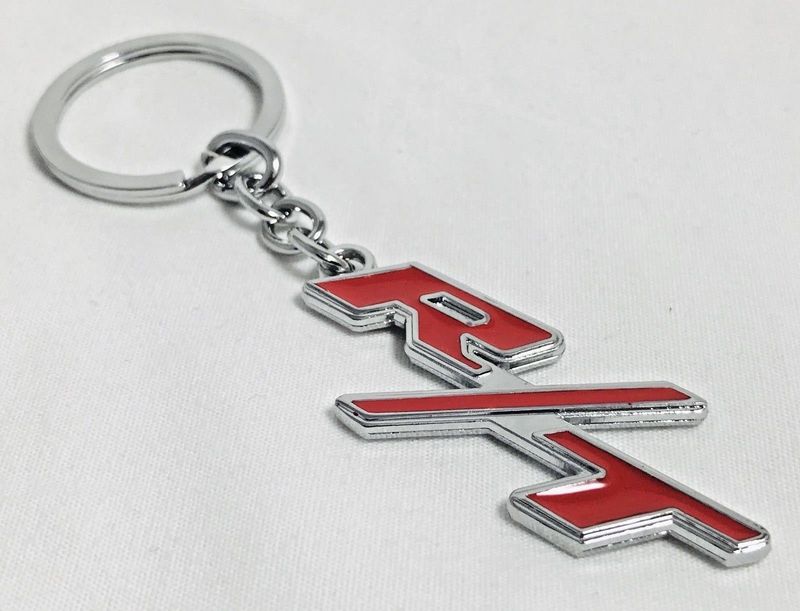 R/T Red-Chrome Key Chain